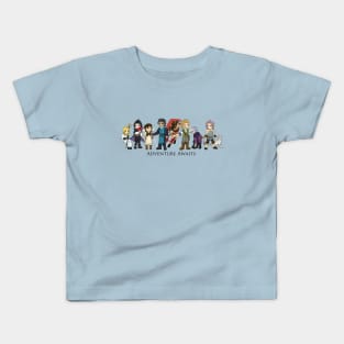 Octopath Traveler Chibi Characters Kids T-Shirt